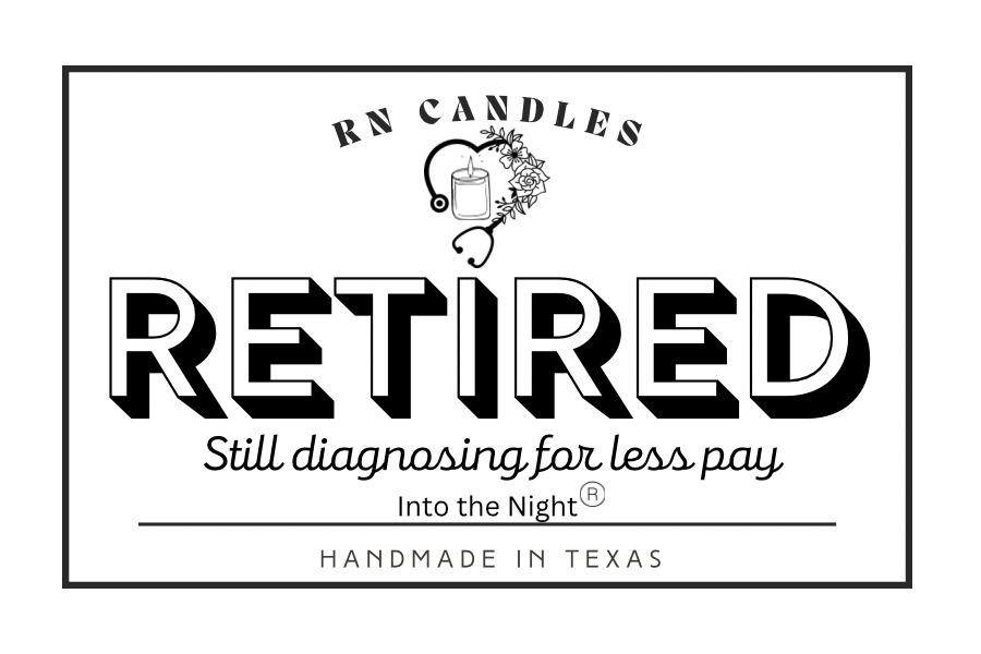 Retired Nurse Candle