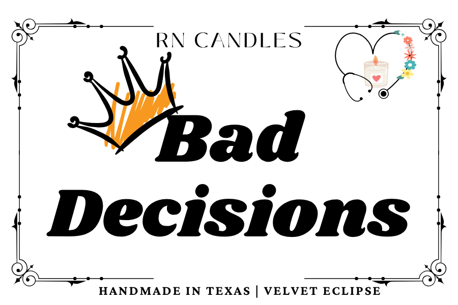 Retired / Bad Decisions Candle-Velvet Eclipse