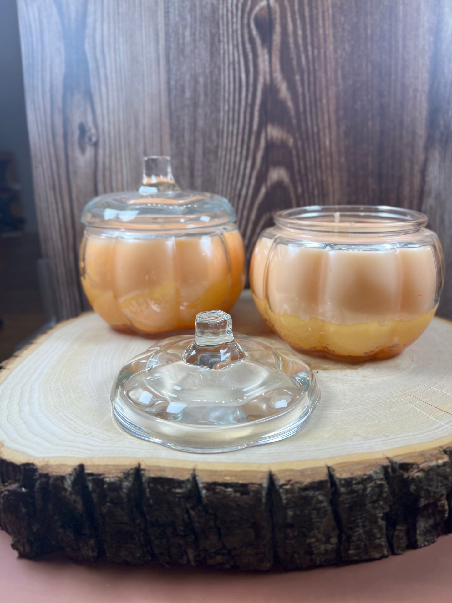 Clear Pumpkin Whatever Candle