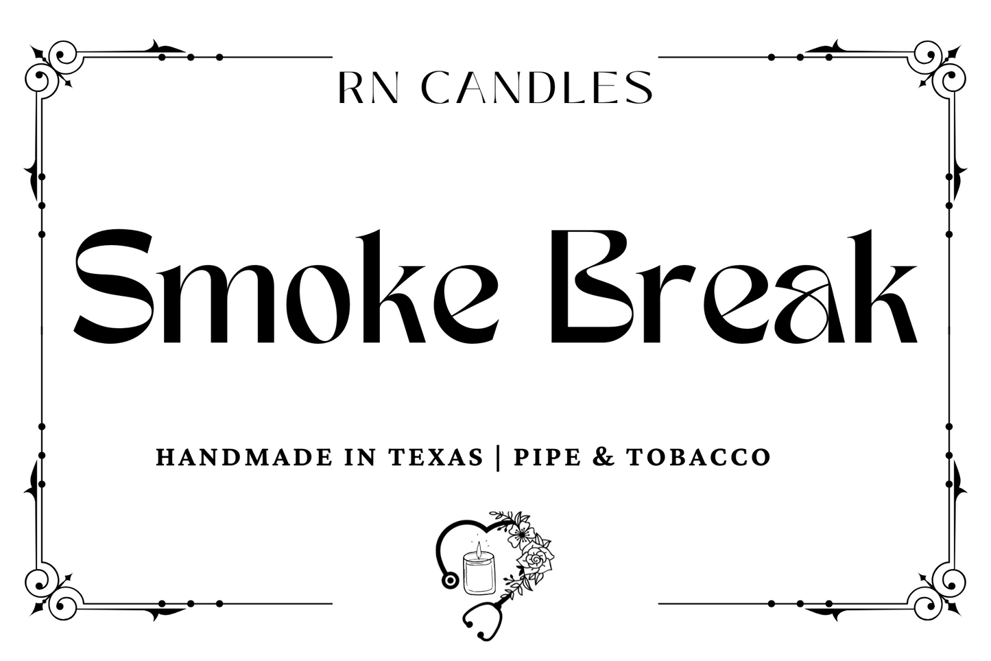 Holy Smokes / Smoke Break Candle - Pipe and Tobacco