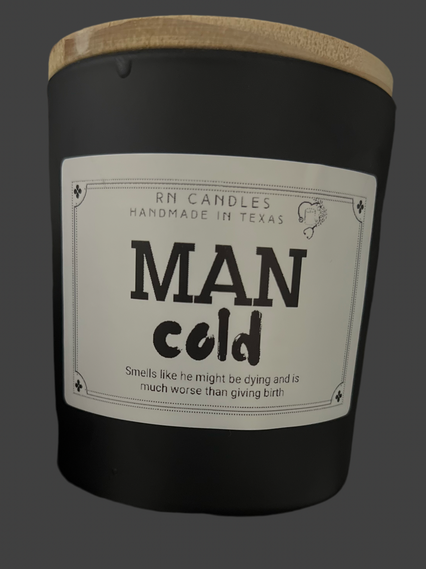 Man Cold Candle