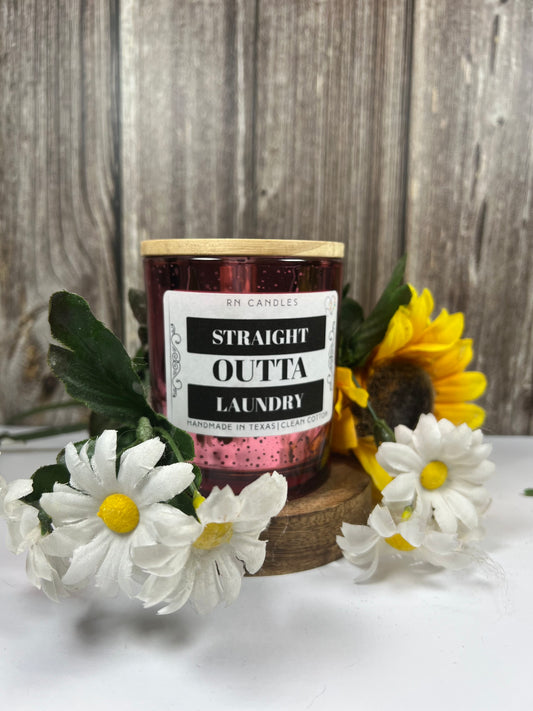 Straight Outta Laundry Candle