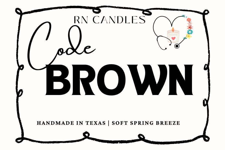 Code Brown / Domestic Goddess Candle-Soft Spring Breeze