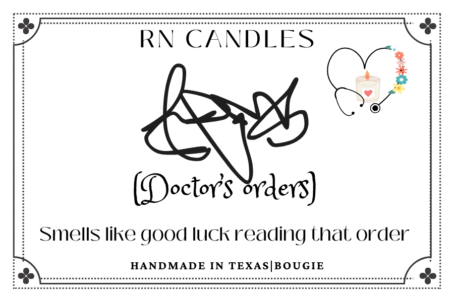 Doctor's Orders / Bougie on a Budget Candle-Bougie