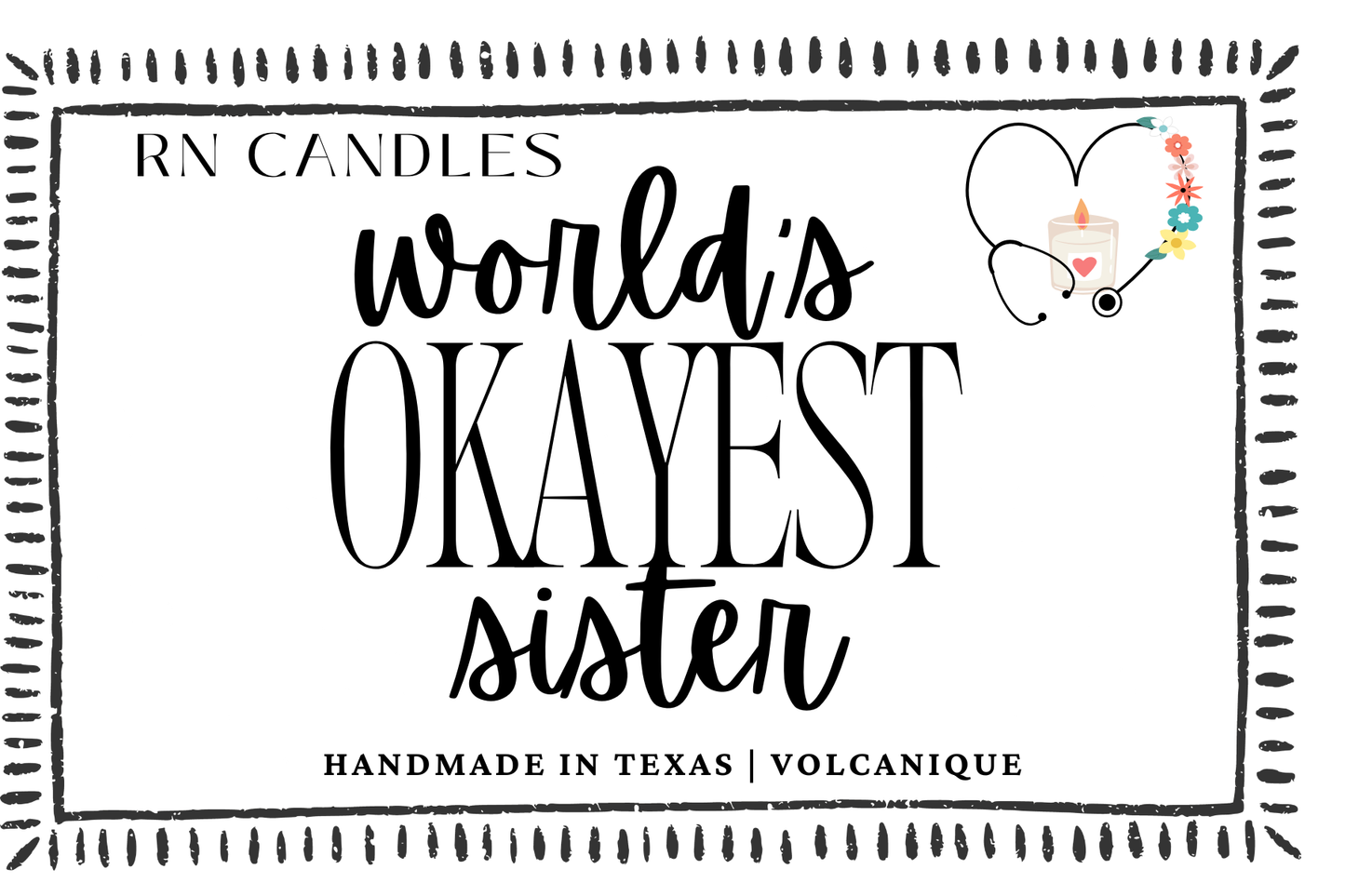 World's Okayest Candle-Volcanique