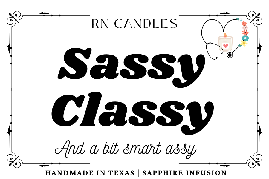 Shift Change / Sassy Classy Candle - Sapphire Infusion